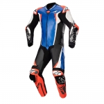 알파인스타즈 슈트 RACING ABSOLUTE V2 1 PC 가죽 메탈릭 블루 블랙 화이트 레드