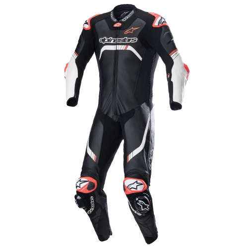 알파인스타즈 슈트 GP TECH V4 1 PC BLACK WHITE