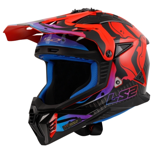 LS2 헬멧 MX708 FAST II 워시 레드