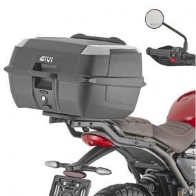 GIVI 트라이엄프 스피드400, 스크램블러400X 24이상 탑박스 브라켓, 리어캐리어