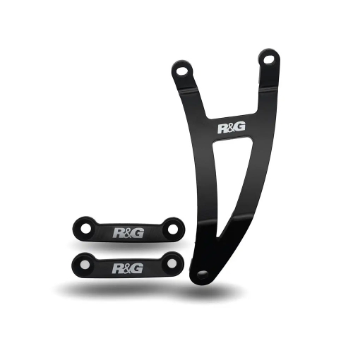 R&G 야마하 R3 15이상 머플러 행거 + 텐덤스텝캡 EH0123BKA