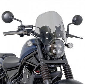 하디 혼다 레블500 윈드스크린 스모크