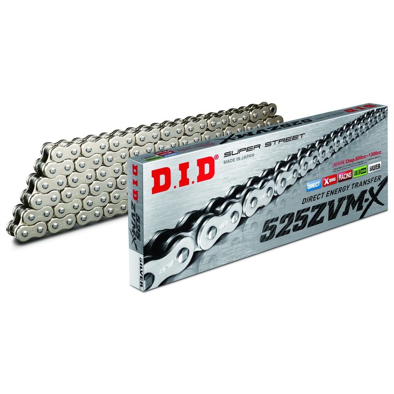 DID 혼다 CBR600RR 03이상 체인 525ZVMX 120링크 실버