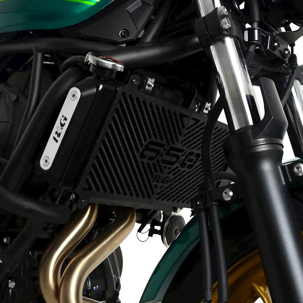 [해외] R&G 가와사키 닌자650 Z650 17이상 Z650RS 21이상 라디에이터가드 브렌디드 BRG0004BK