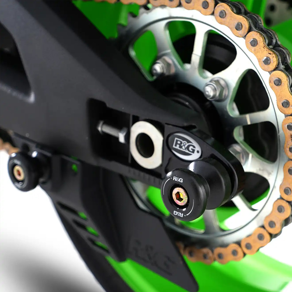 [해외] R&G 가와사키 ZX10R 16이상, ZX10RR 21이상, ZH2 20이상 오프셋 코튼릴 후크볼트 CR0054BK
