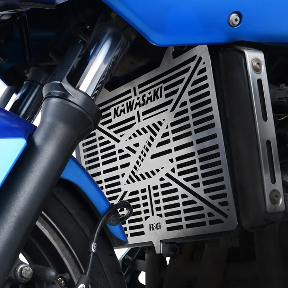 [해외] R&G 가와사키 Z1000 10이상, Z1000SX 버시스1000 13-19, 닌자1000SX 20이상 라디에이터가드 브렌디드 BRG0003SS