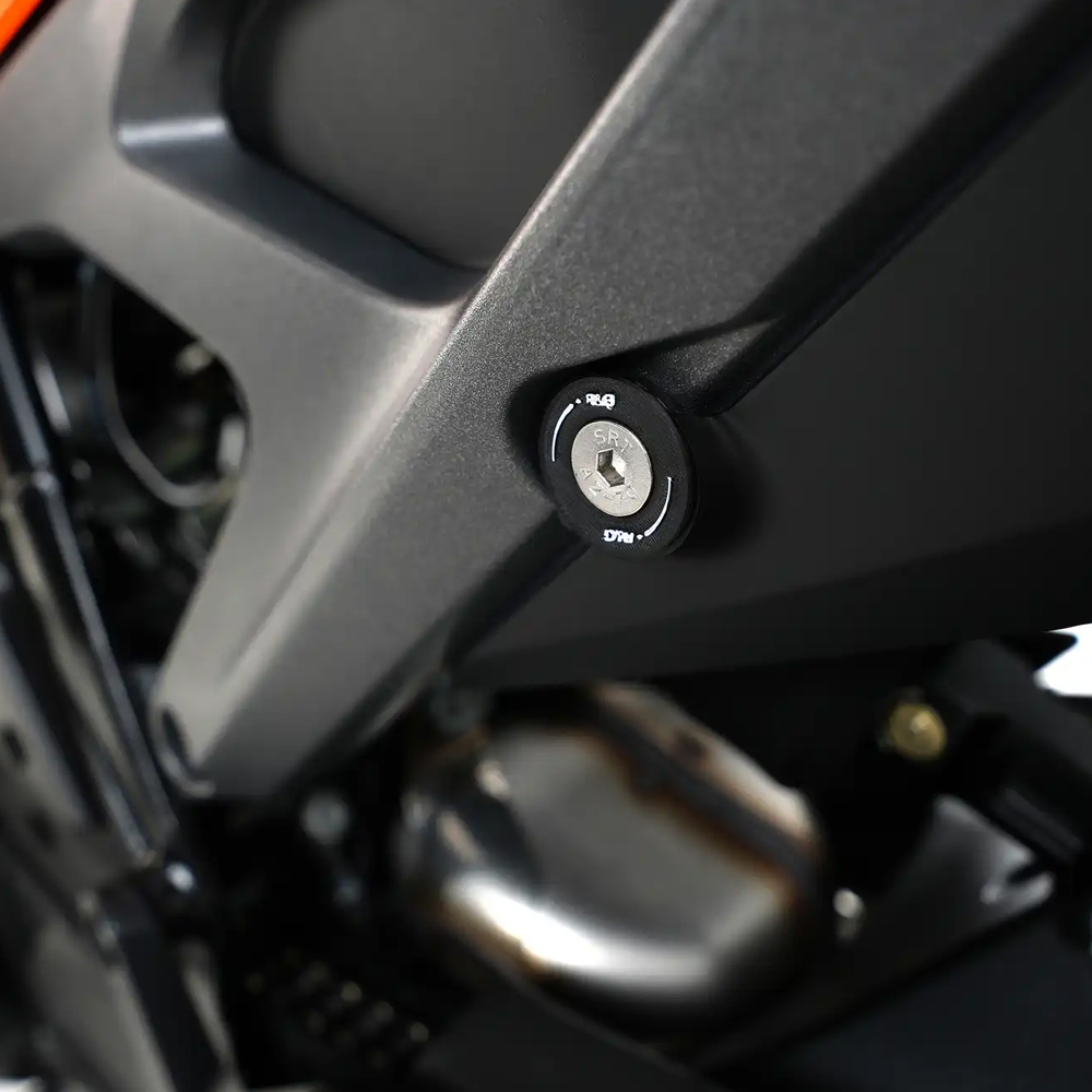 [해외] R&G KTM 990듀크 24이상 텐덤스텝 캡 BLP0145BK