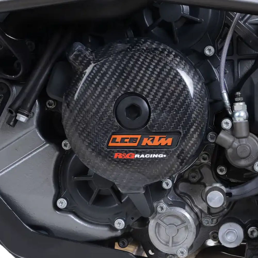 [해외] R&G KTM 1290슈퍼듀크R 17이상, 1290슈퍼듀크GT 19이상 카본 엔진슬라이더 좌 ECS0102CG