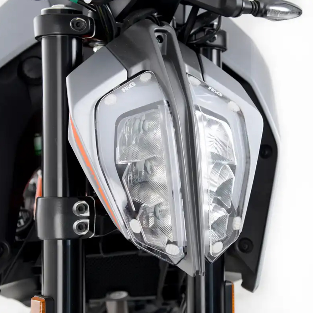 [해외] R&G KTM 790듀크 18이상, 890듀크R 20이상, 125듀크 22이상 헤드라이트 가드 HLS0076CL