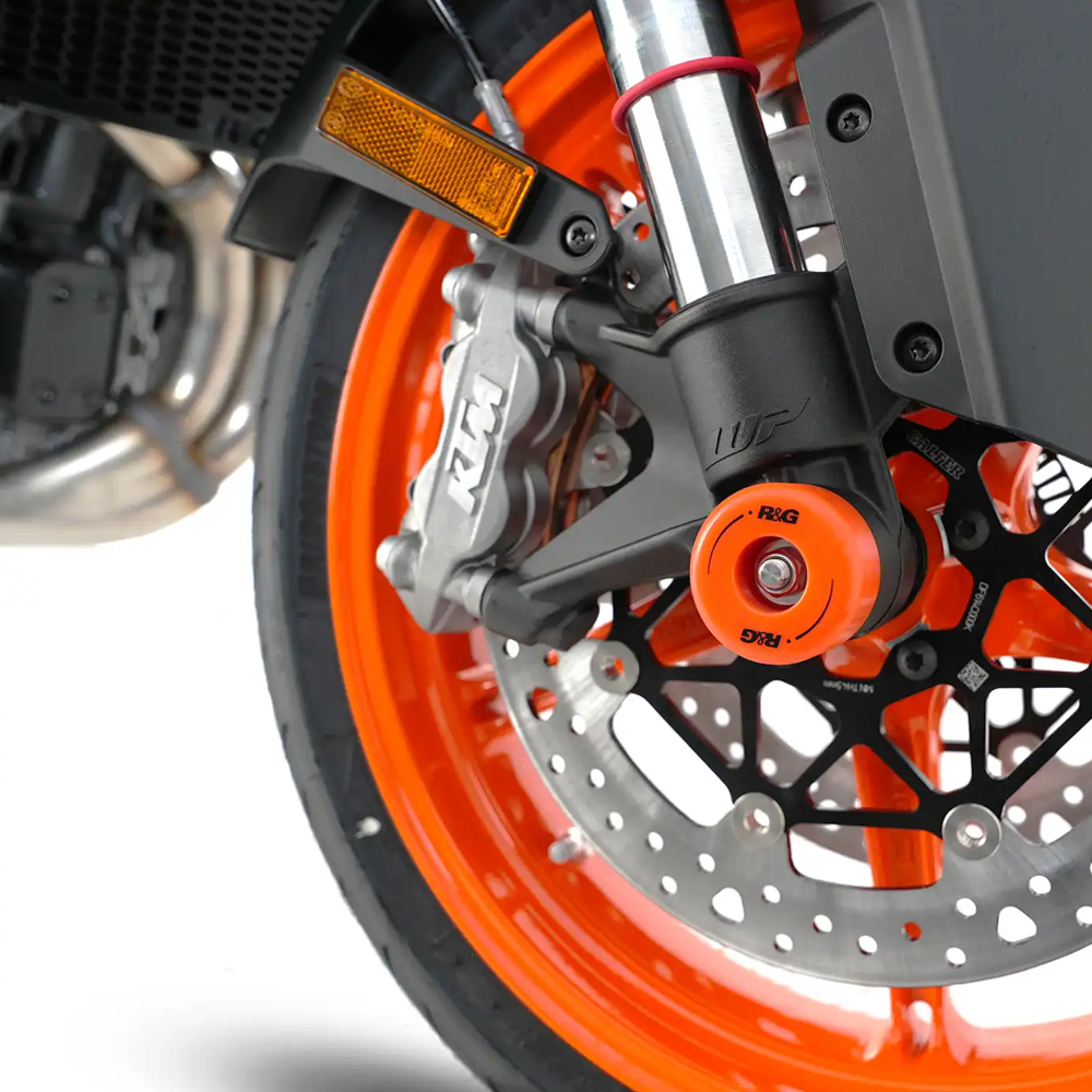 R&G KTM 790듀크 18이상, 800듀크 20이상, 890듀크R 20이상, 990듀크 24이상, 950슈퍼듀크/슈퍼모토 20이상 프론트 포크슬라이더 FP0072OR