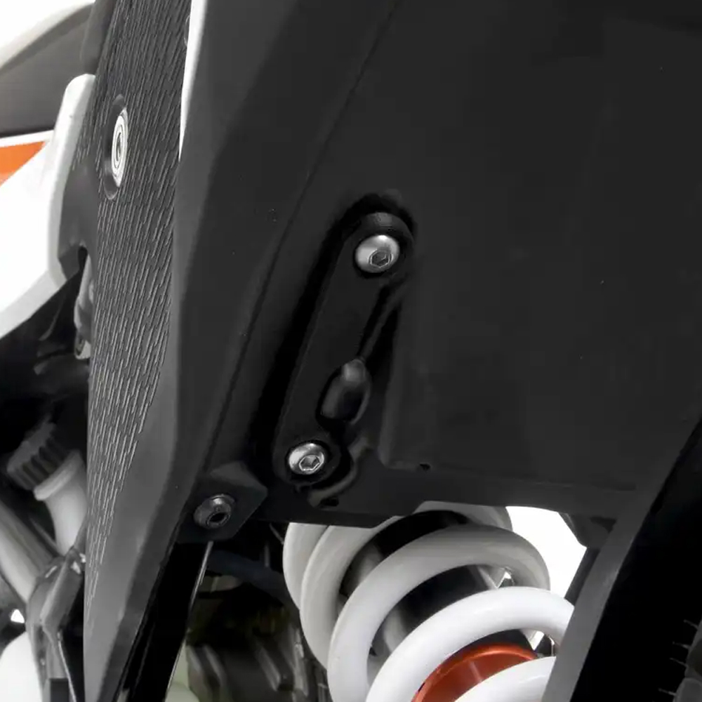 [해외] R&G KTM 390ADV 20이상 텐덤스텝 캡 BLP0119BK