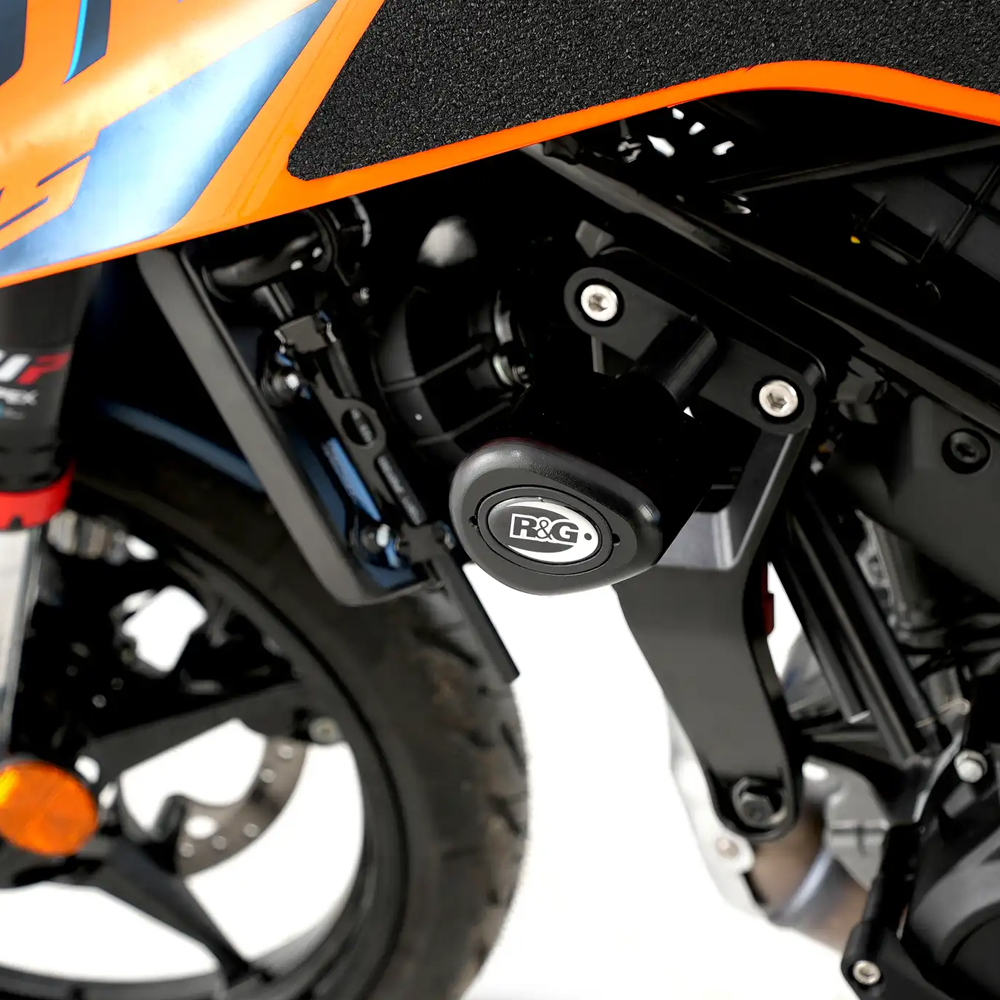 R&G KTM 125/250/390듀크 24이상, 허스크바나 스바르트필렌125/401, 비트필렌401 24이상 프레임 슬라이더 CP0571BL