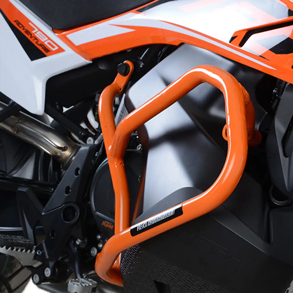 [해외] R&G KTM 790/890ADV 19이상, 890SMT 23이상 엔진가드 오렌지 AB0050OR
