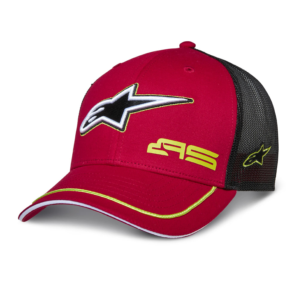 알파인스타 모자 EXCEED TRUCKER 레드 블랙