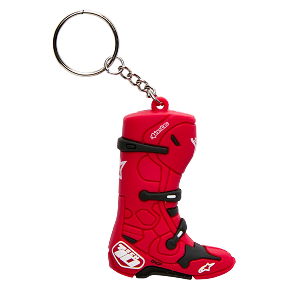 알파인스타 NEW TECH 10 BOOT 키링 레드