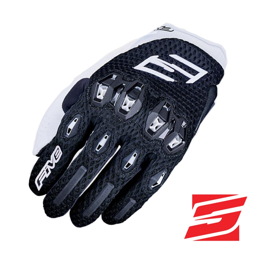 파이브 장갑 STUNT EVO 2 AIRFLOW WOMAN 여성용 블랙 화이트
