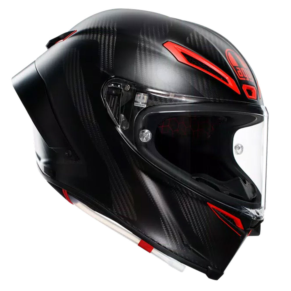 AGV 헬멧 PISTA GP RR INTREPIDO MATT 카본 블랙 레드 무광