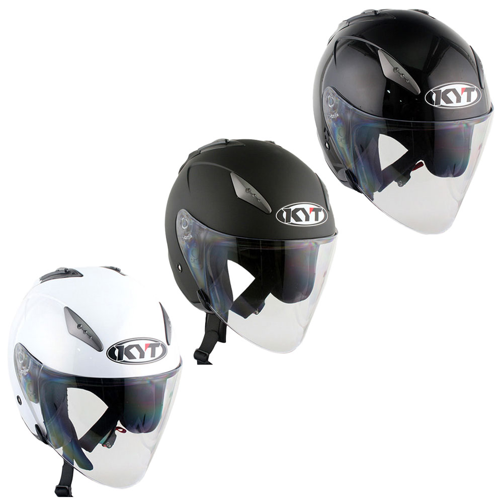 KYT 오픈페이스 헬멧 갤럭시 플랫 R