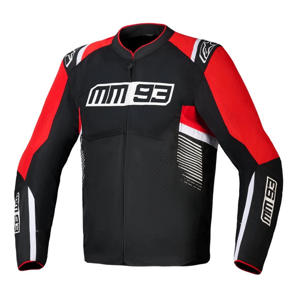 알파인스타즈 자켓 MM93 T-SPS AIR V2 블랙 브라이트 레드 화이트