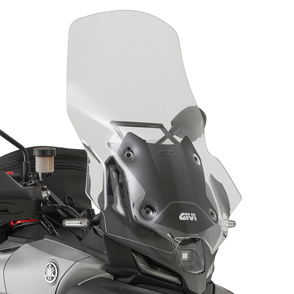 GIVI 야마하 트레이서9, 9GT, 9GT+ 25이상 윈드스크린 롱 투명 59.5 x 51cm