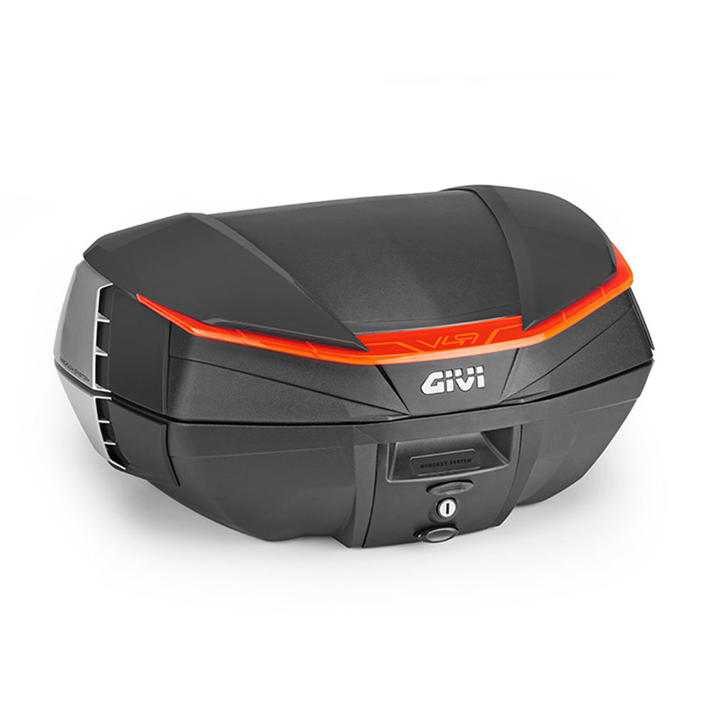 GIVI AIR 탑박스 49리터 블랙, 레드반사경