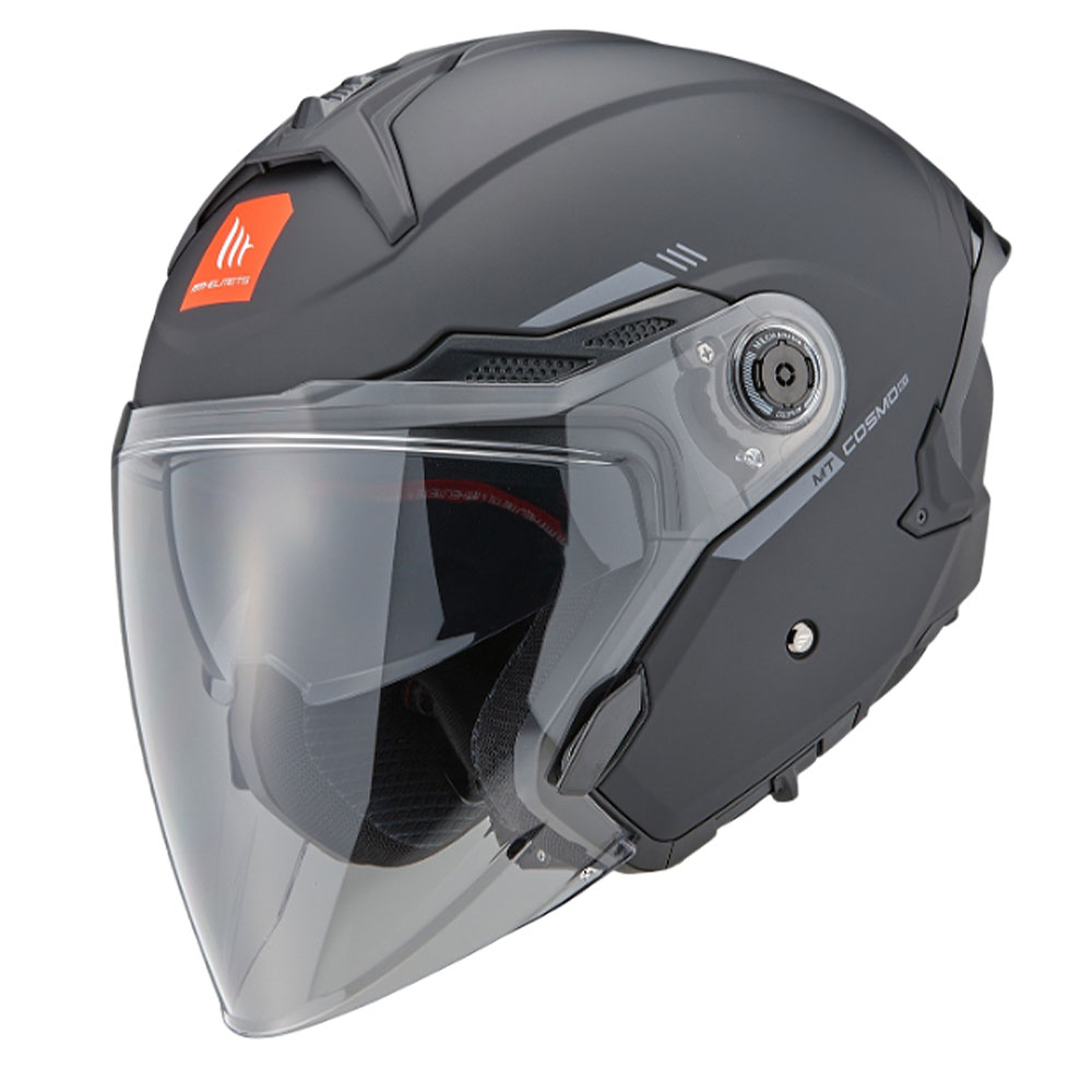 MT 헬멧 COSMO SV SOLID A1 무광 블랙