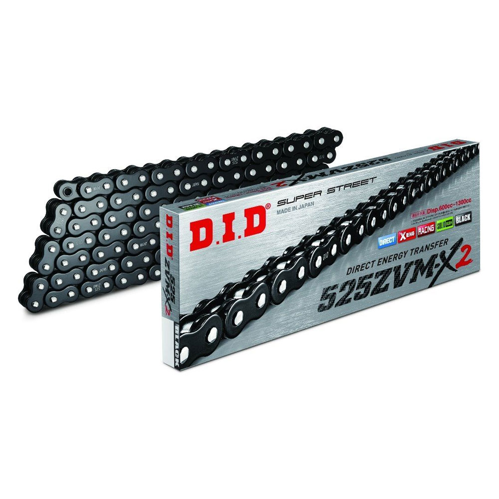 DID 체인 525ZVMX2 120링크 블랙 블랙