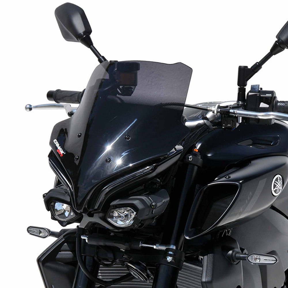 ERMAX 야마하 MT10 22이상 전용 투어링 스크린 라이트블랙