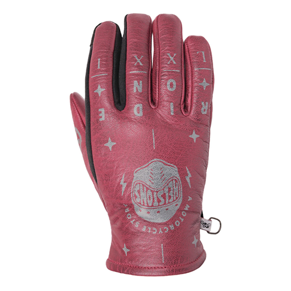 헬스톤스 장갑 그래픽 버건디 여성용 겨울용