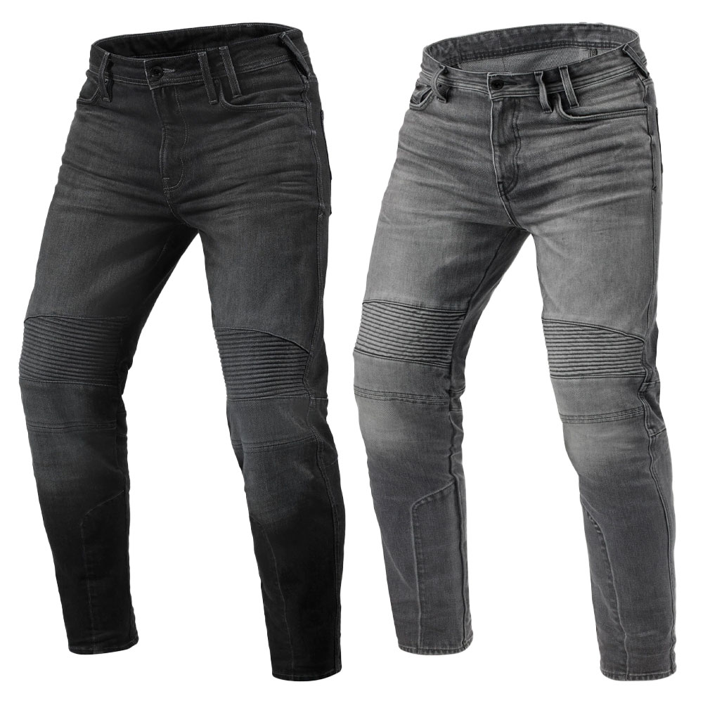 레빗 팬츠 MOTO 2 JEANS TF 테이퍼드핏 다크그레이, 미디엄그레이