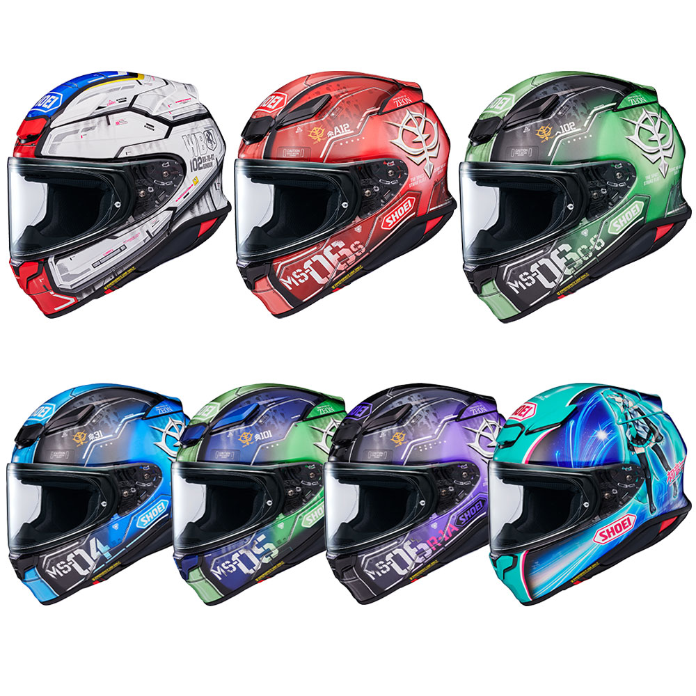 쇼에이 헬멧 Z8 건담 미쿠 스페셜 그래픽