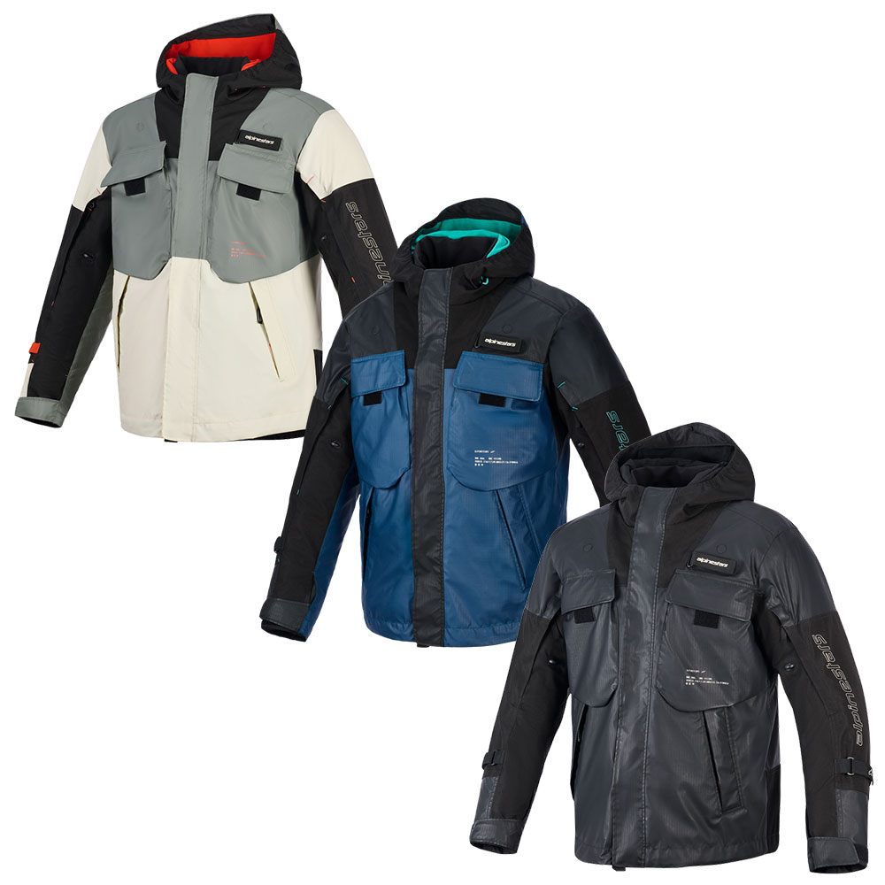 알파인스타 자켓 MOSPHER WP 방수 올시즌 퍼 그레이 블랙 아이스