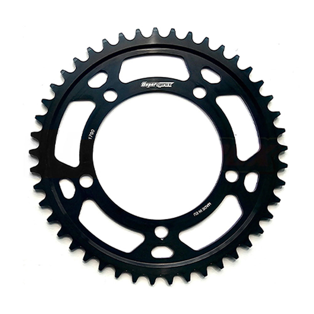 슈퍼스프록스 레이싱 스틸 대기어 블랙 1790-46(10-46)-RSB