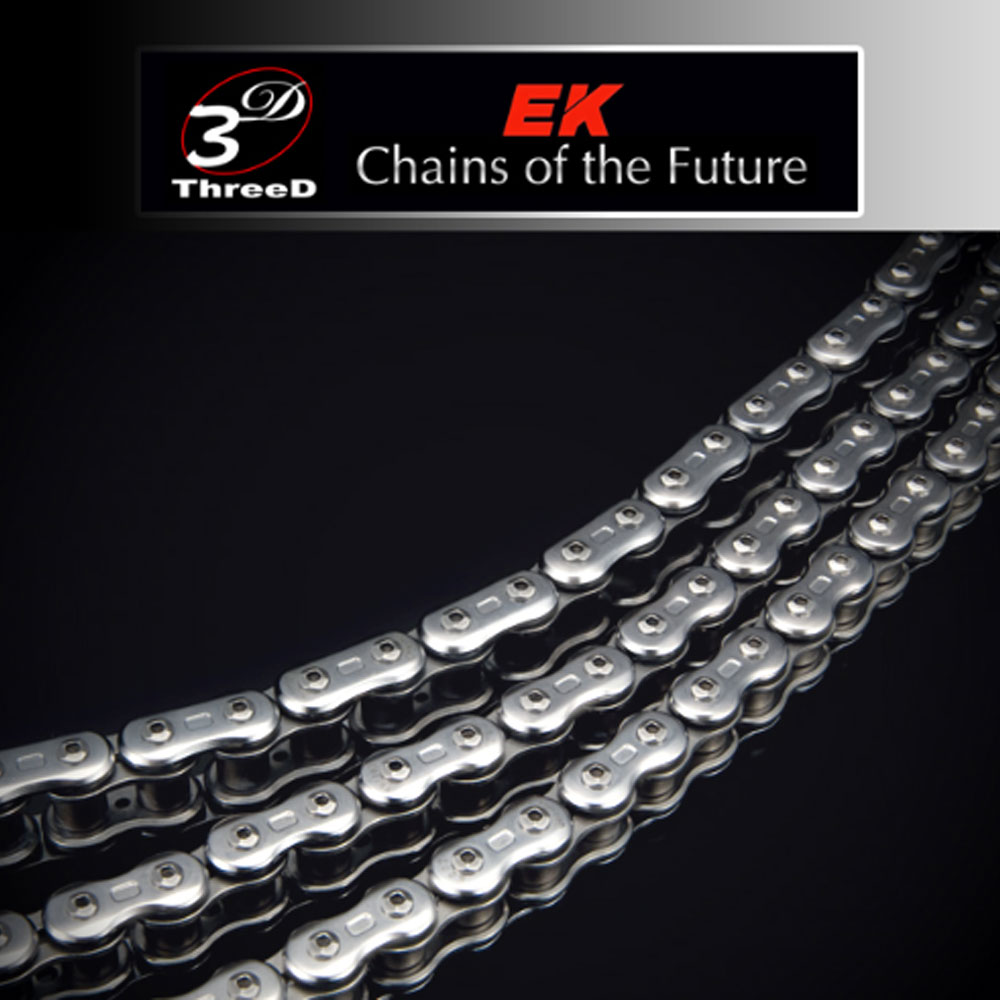 EK 체인 520 NX-Ring 3D 체인 520RV-120L-크롬