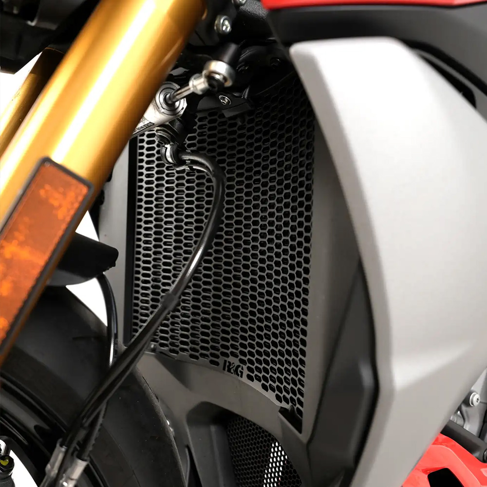 R&G 두카티 스트리트파이터 V2(S) 25이상 라디에이터가드 블랙 RAD0375PROBK