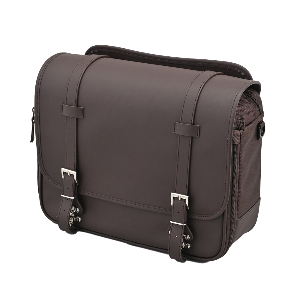 헨리비긴즈 DHS-57 새들백 내부 방수 브라운 18L