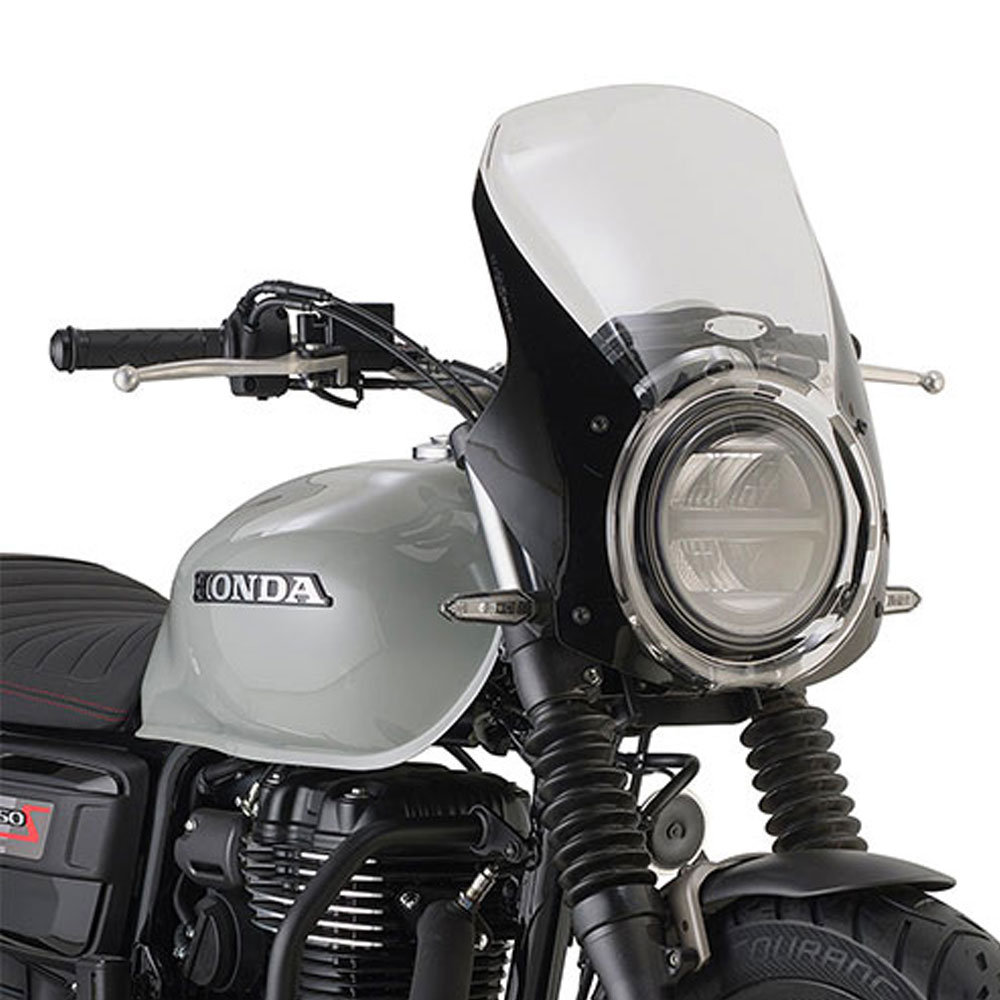 GIVI 혼다 GB350S 25이상 윈드스크린 롱 투명 27x37cm