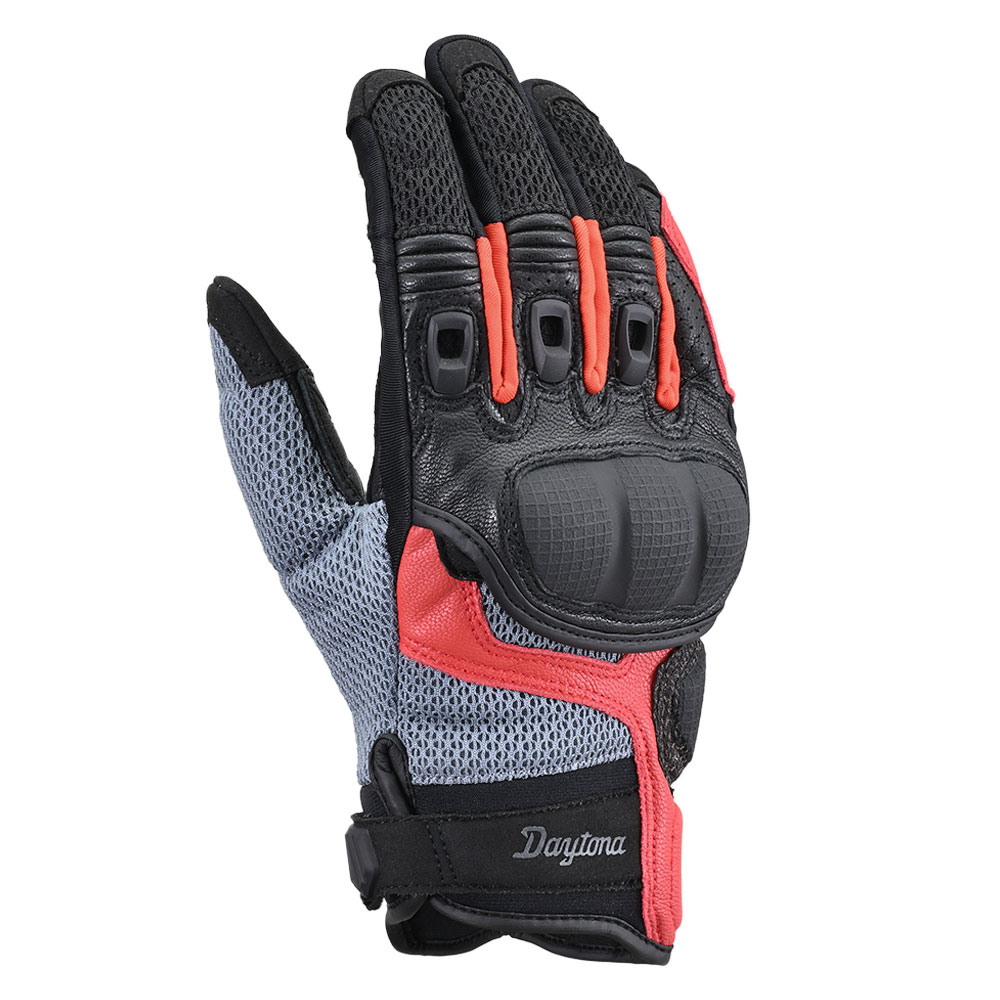 데이토나 DG-008 컴포트 에어 플로우 메쉬 장갑 블랙 레드