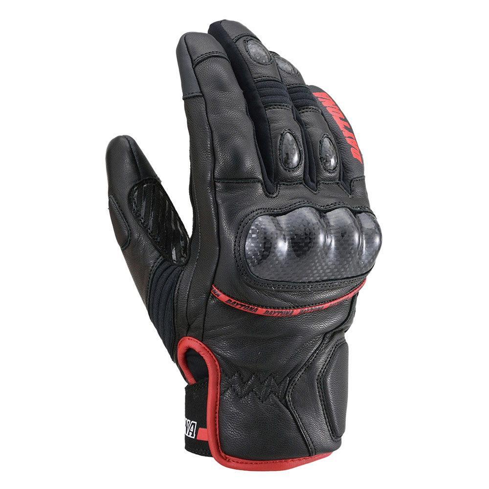 데이토나 HBG-058 AW 스포츠 짧은 장갑 블랙 레드