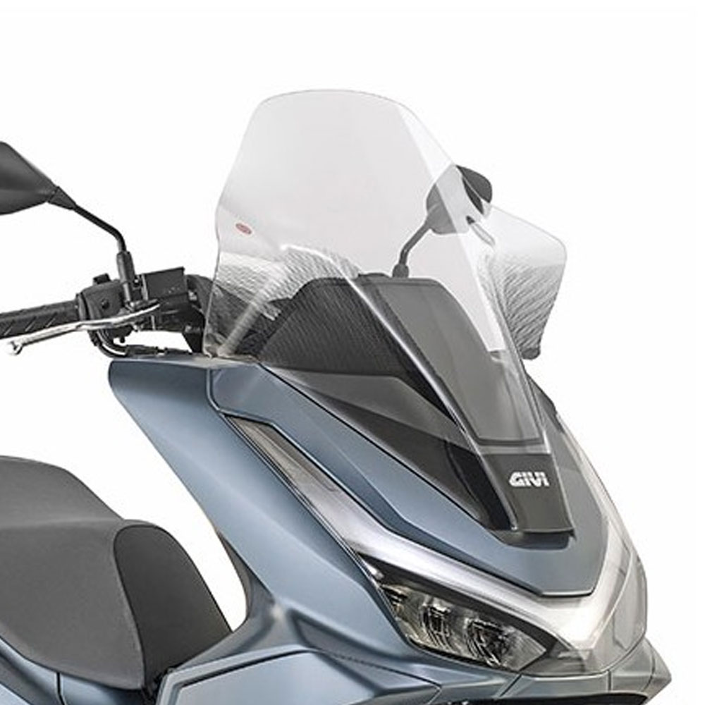 GIVI 혼다 PCX125 25이상 윈드스크린 롱 투명 64x50cm