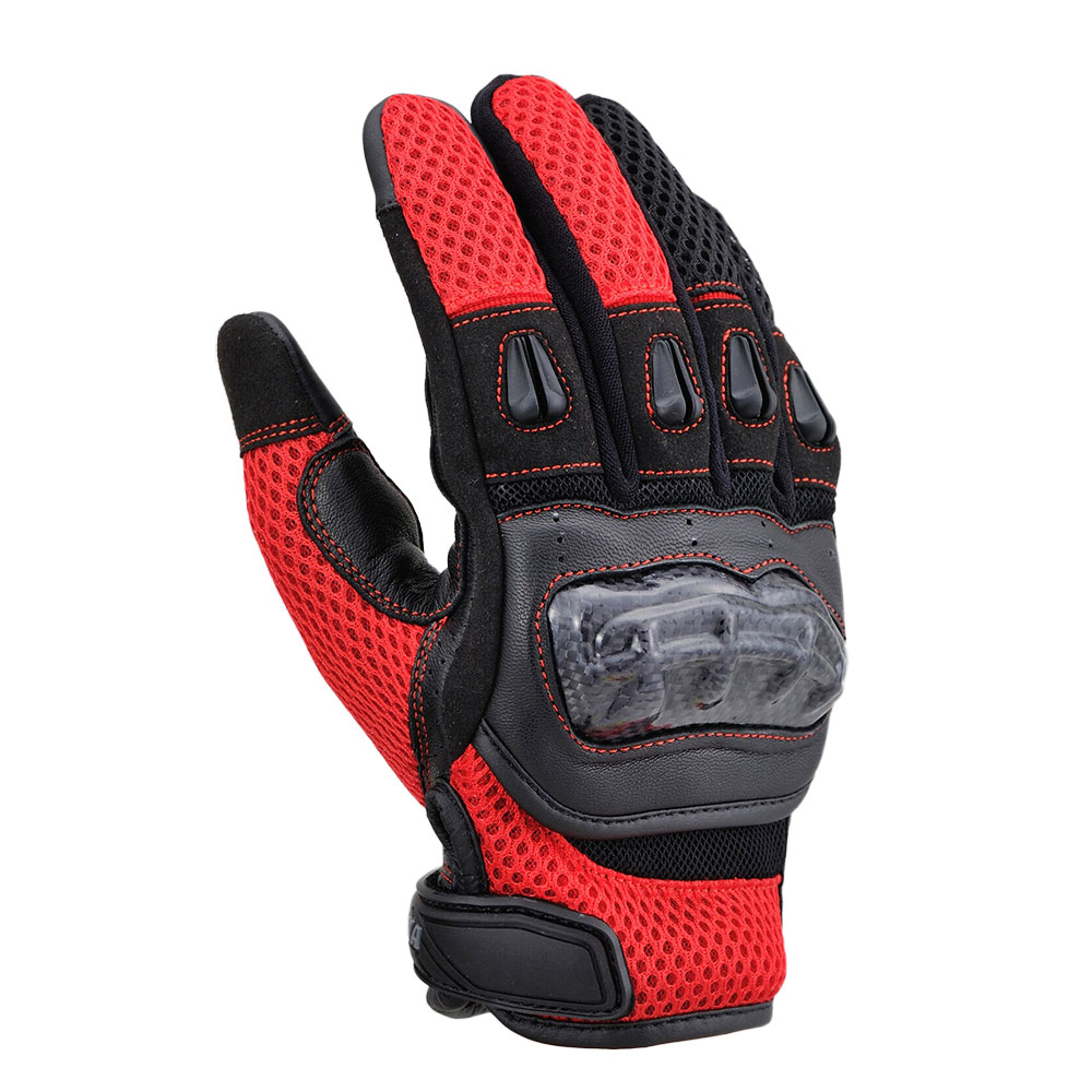 데이토나 DG-003 카본 메쉬 장갑 레드