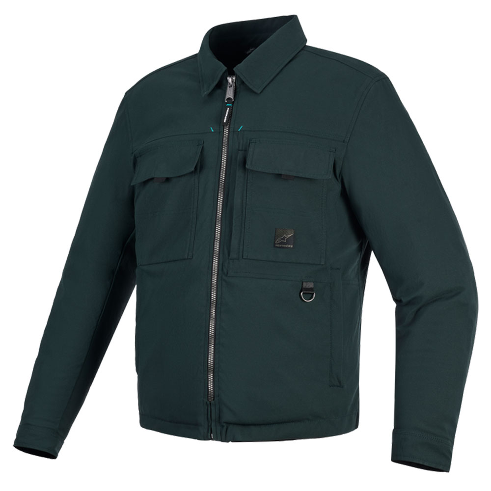 알파인스타즈 자켓 BRYON WR OVERSHIRT 방수 다크 에메랄드
