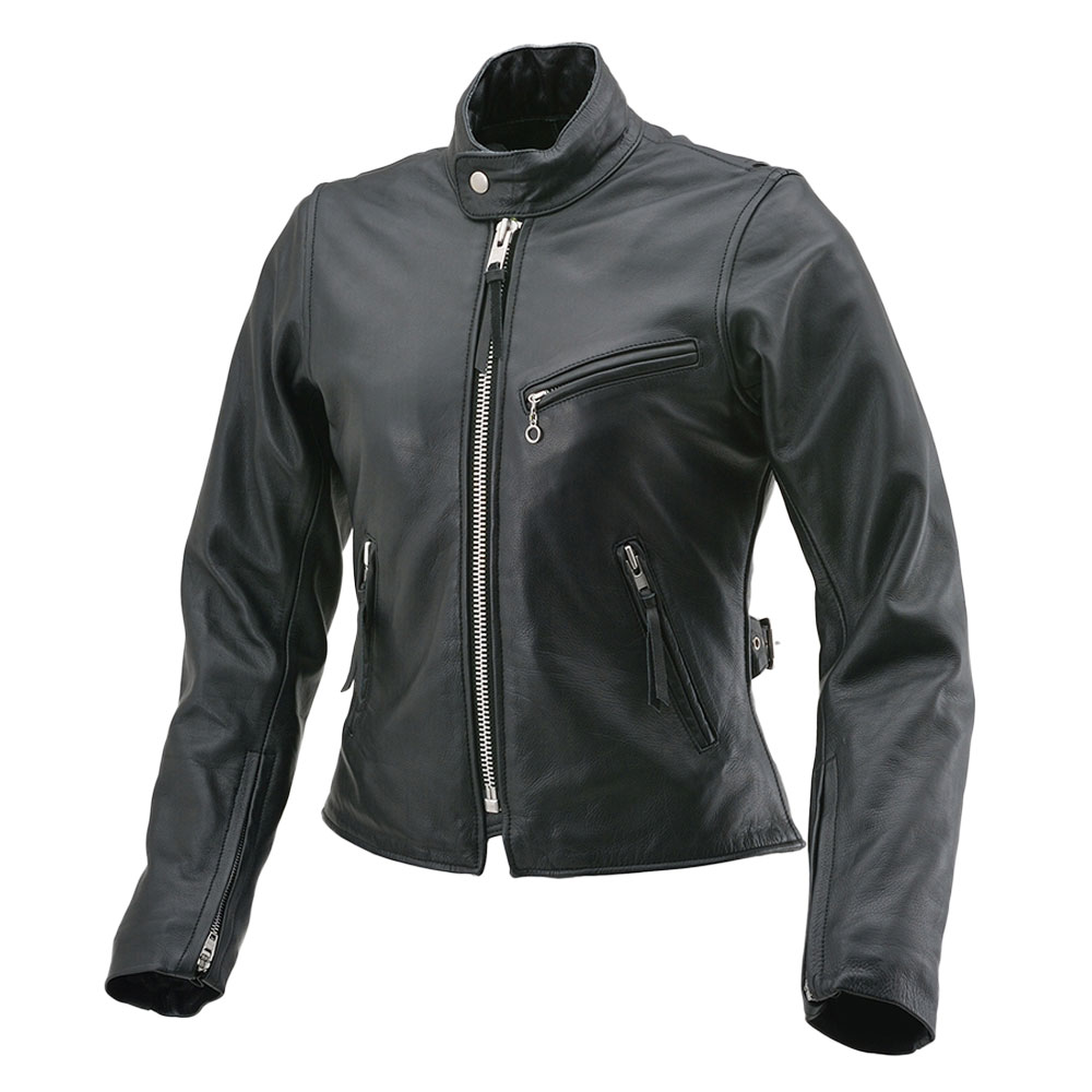 데이토나 DL-001 싱글 라이더스 가죽 자켓 블랙 여성용
