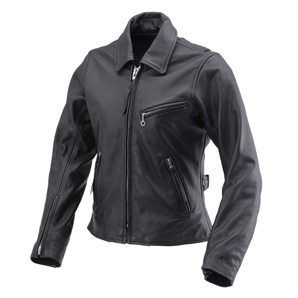 데이토나 DL-002 싱글 라이더스 가죽 자켓 여성용 블랙