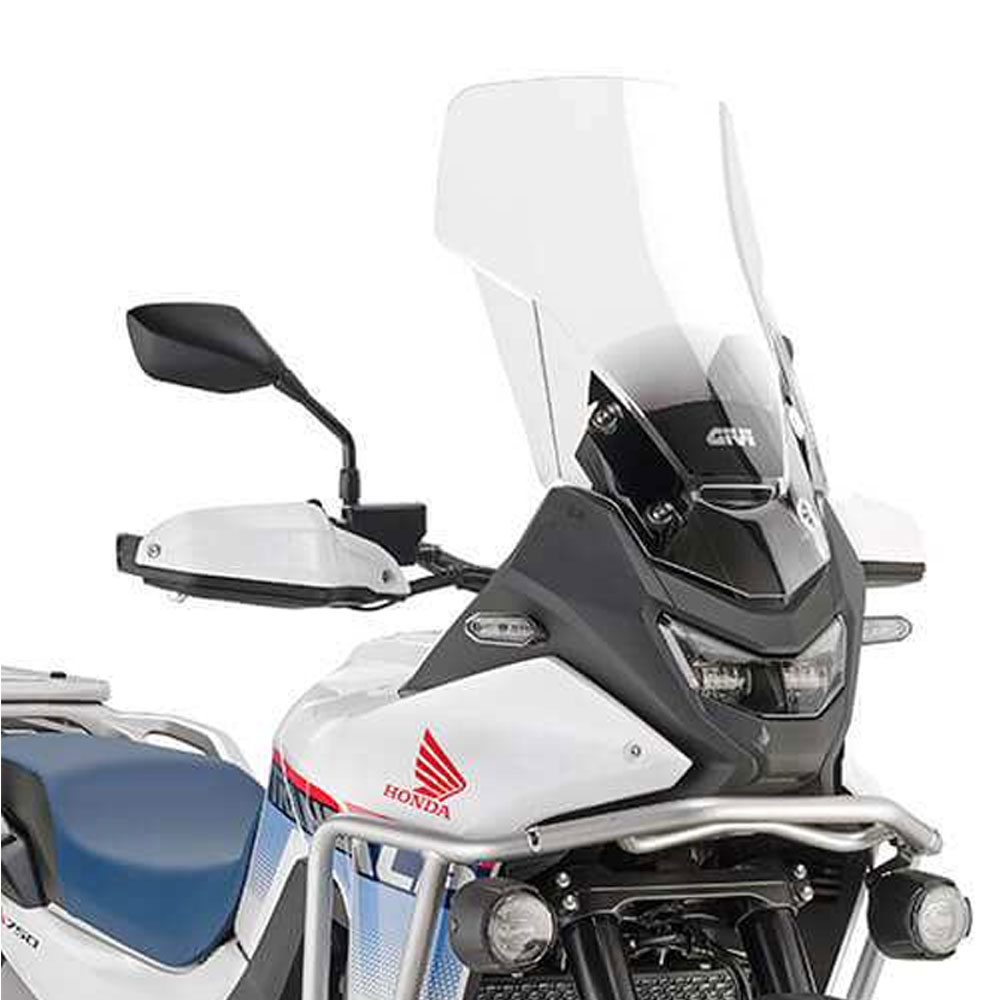 GIVI 혼다 XL750 트랜스알프 25이상 윈드스크린 롱 투명 56 x 38.5cm
