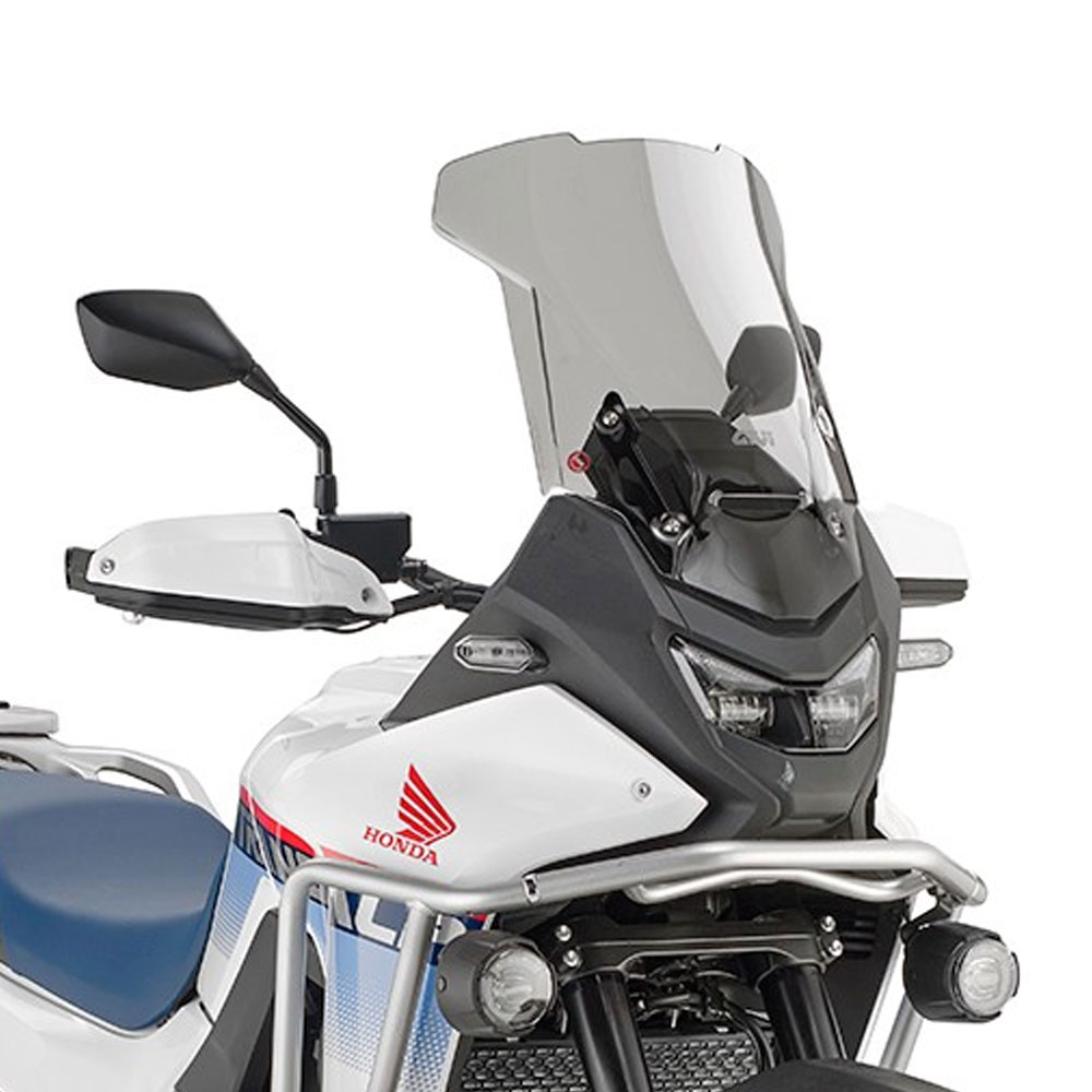 GIVI 혼다 XL750 트랜스알프 25이상 윈드스크린 미들 스모크 47 x 37cm