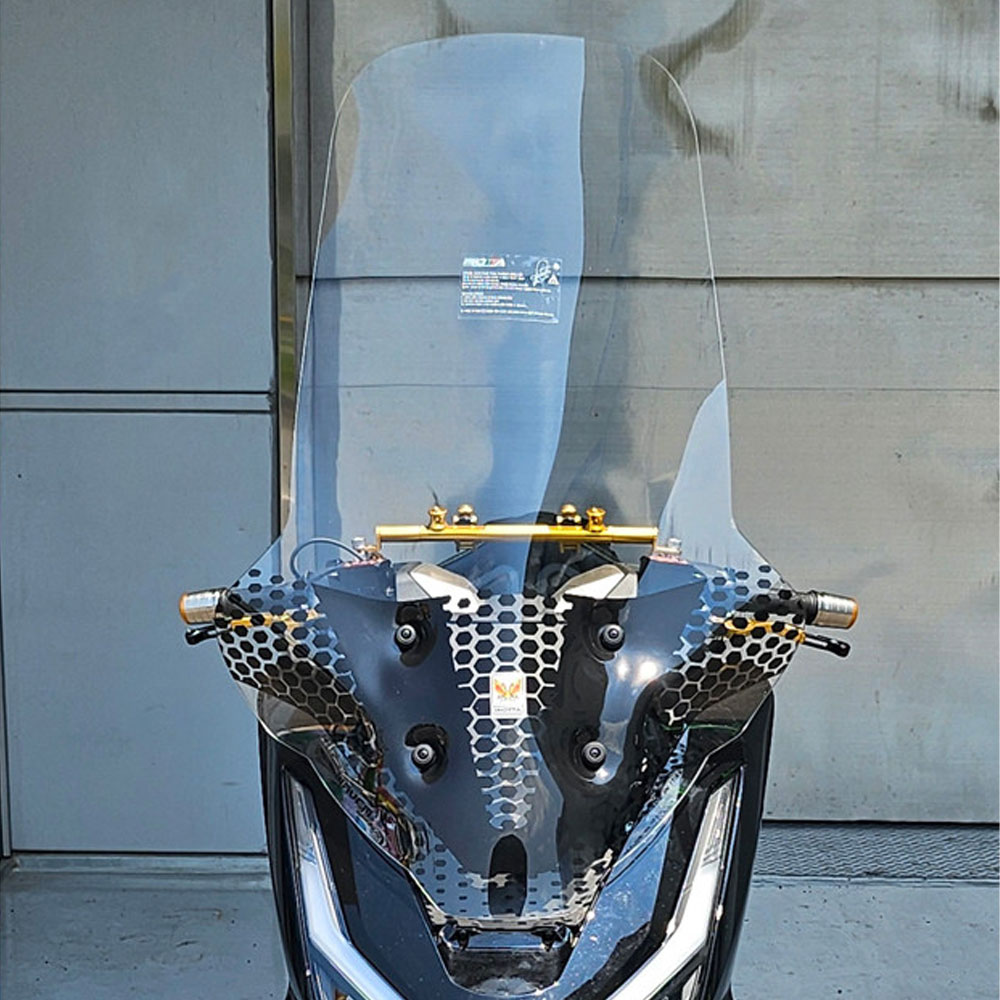 이소타 혼다 PCX125,PCX150 25이상 전용 롱롱 윈드스크린 90cm SC4571-WA