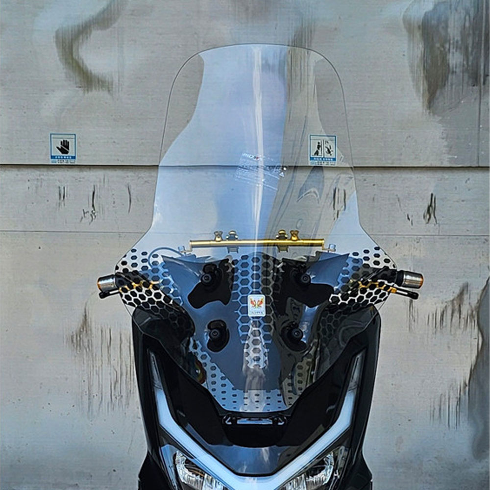 이소타 혼다 PCX125,PCX150 25이상 전용 롱 윈드스크린 80cm SC4570-WA