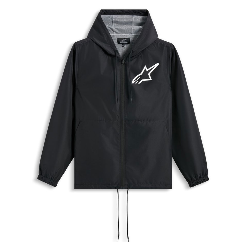 알파인스타 자켓 SPEEDER CHROMIUM 바람막이 화이트 블랙