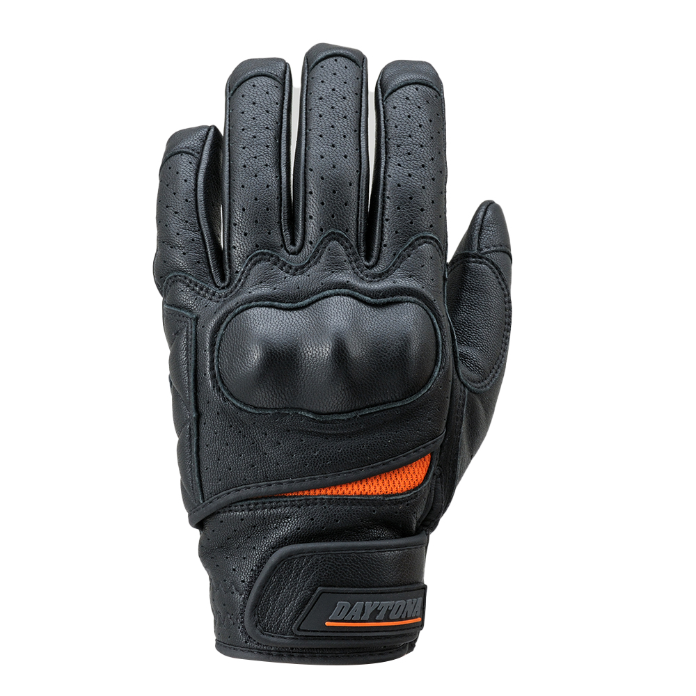 데이토나 HBG-B02 염소 가죽 펀칭 메쉬 장갑 블랙